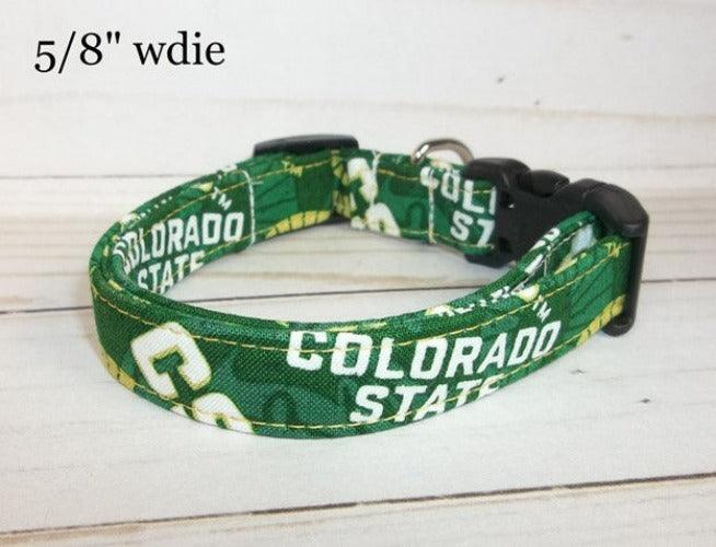 College Football Dog Collars - Colorado State - Paws R Uz