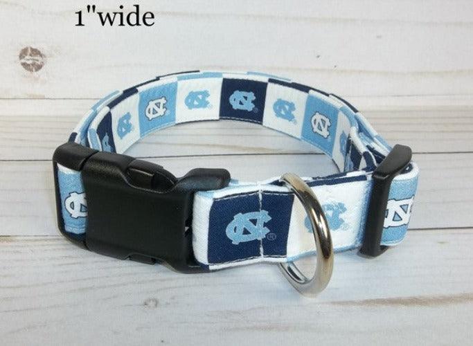 College Football Dog Collars - North Carolina Tar Heels - Paws R Uz