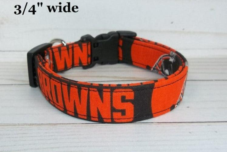 NFL Dog Collars - Cleveland Browns - Paws R Uz