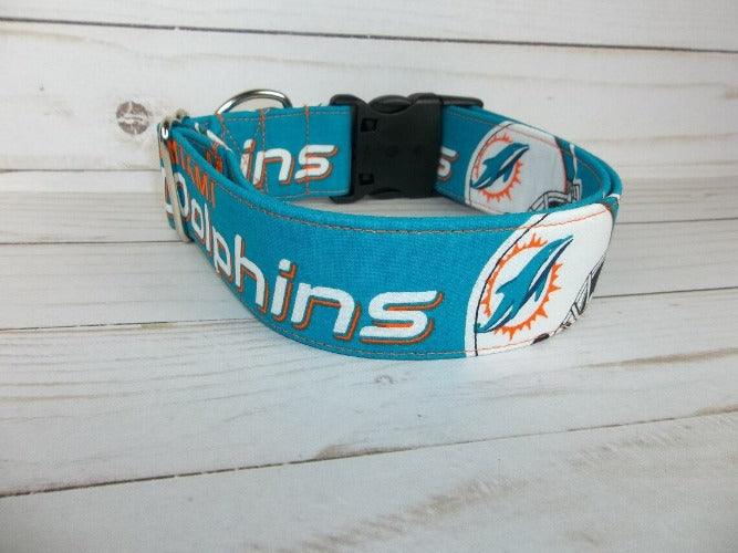 NFL Dog Collars - Miami Dolphins - Paws R Uz