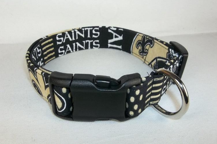 NFL Dog Collars - Saints - Paws R Uz