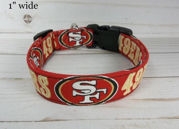 NFL Dog Collars - San Francisco 49ers - Paws R Uz