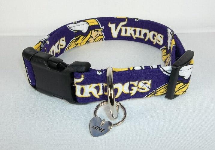 NFL Dog Collars - Vikings - Paws R Uz