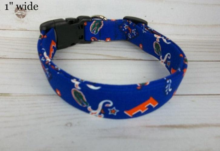 College Football Dog Collars - Florida Gators - Paws R Uz