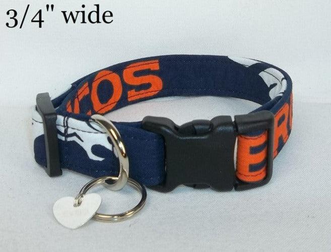 NFL Dog Collars - Denver Broncos - Paws R Uz