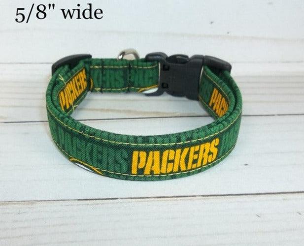 NFL Dog Collars - Green Bay Packers - Paws R Uz