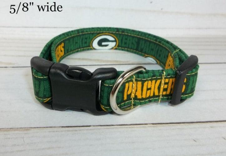 NFL Dog Collars - Green Bay Packers - Paws R Uz