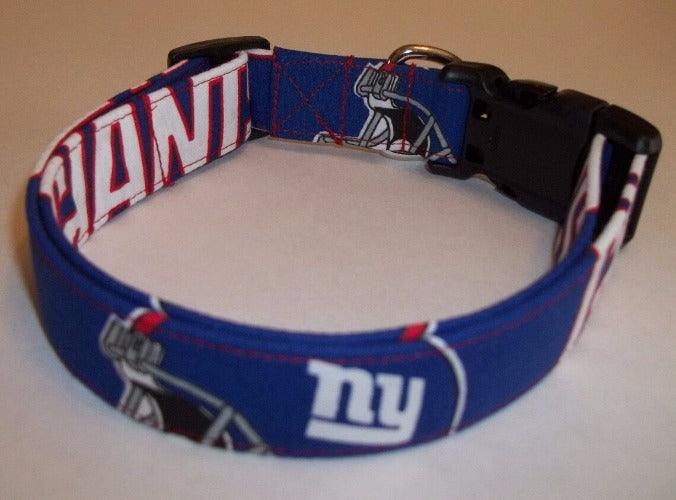 NFL Dog Collars - New York Giants - Paws R Uz