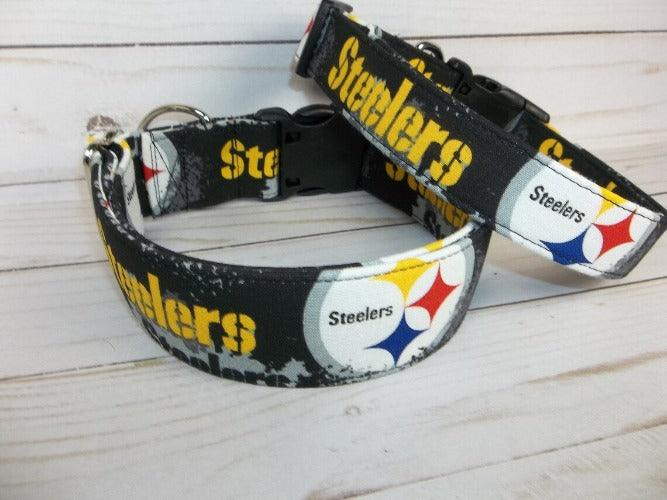 NFL Dog Collars - Pittsburgh Steelers - Paws R Uz