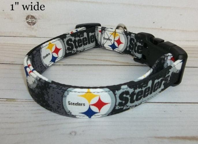 NFL Dog Collars - Pittsburgh Steelers - Paws R Uz